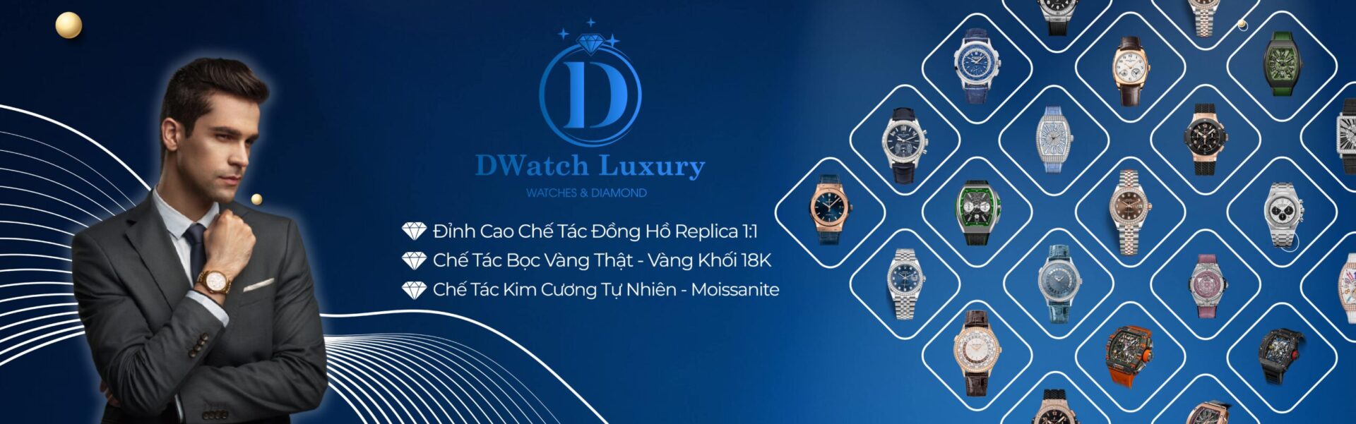 Banner DWatch Luxury Đồng Hồ Replica Cao Cấp