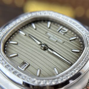 Đồng Hồ Patek Philippe Nữ Đính Đá Nautilus 7118-1200A Rep 11