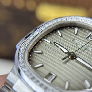 Đồng Hồ Patek Philippe Nữ Đính Đá Nautilus 7118-1200A Rep 11