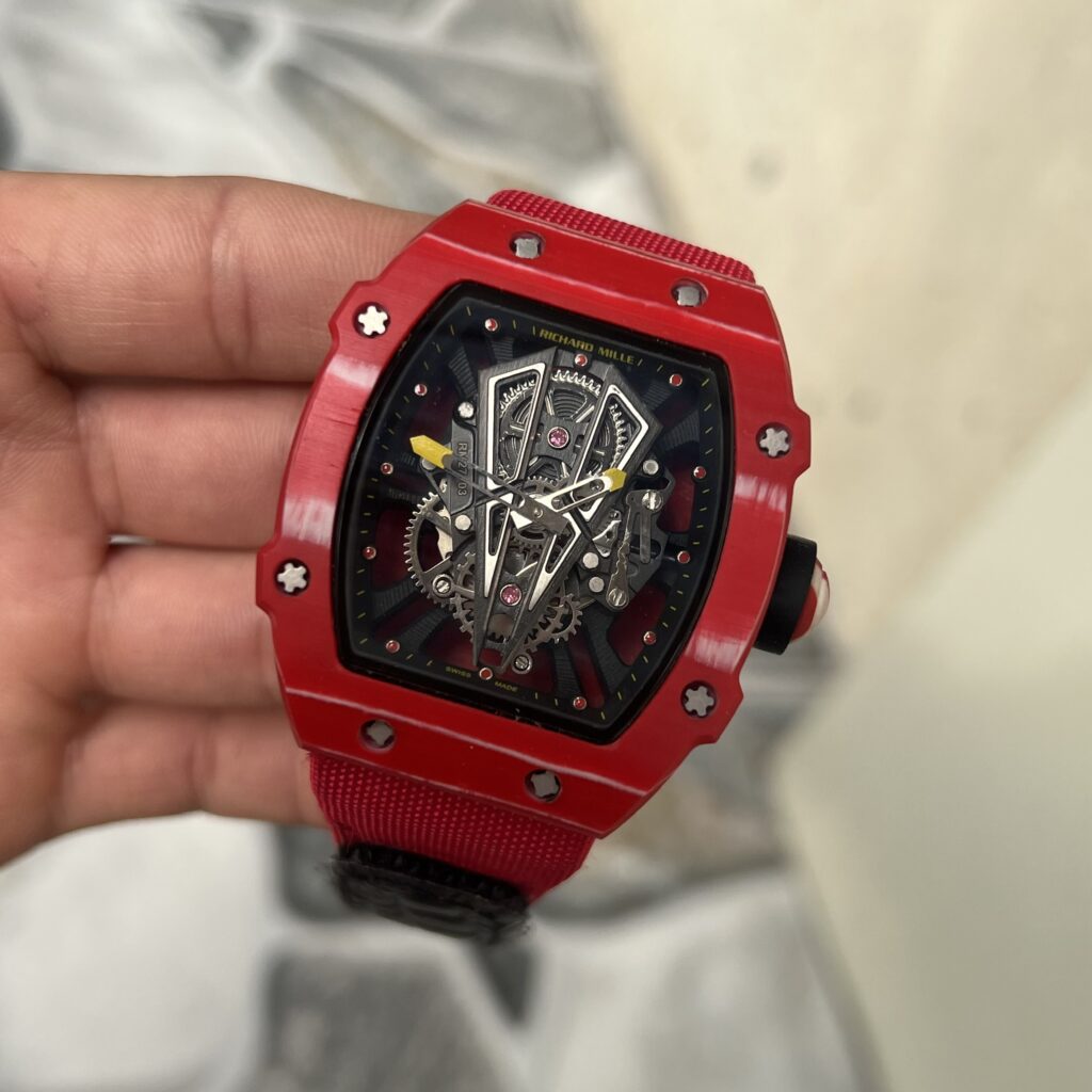 Đồng Hồ Richard Mille RM27-03 Rep 11 Red Carbon