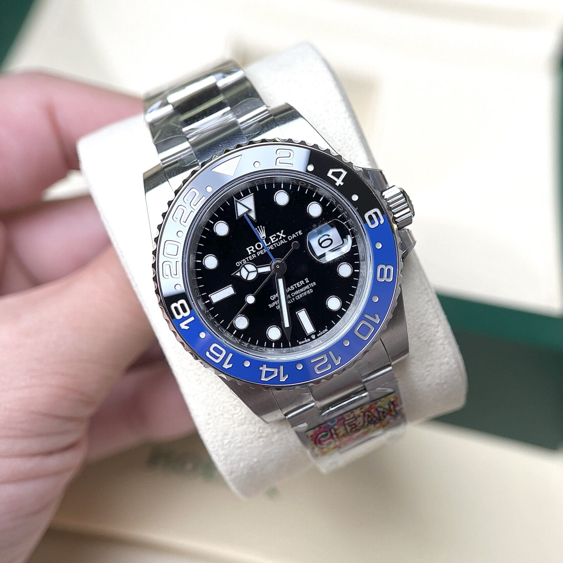 Đồng Hồ Rolex Batman Rep 11 GMT Master II Cao Cấp Nhất Clean Factory 41mm -  DWatch Luxury