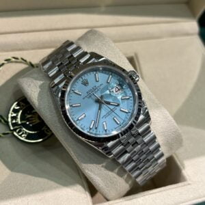 Đồng Hồ Rolex DateJust Ice Blue Dial Fake 11