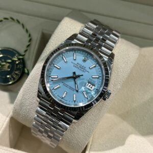Đồng Hồ Rolex DateJust Ice Blue Dial Fake Cao Cấp