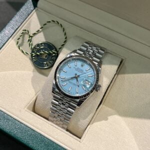 Đồng Hồ Rolex DateJust Ice Blue Dial Super Fake 11 Thụy Sỹ