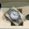 Đồng Hồ Rolex Đính Đá Dây Kim Loại Fake 11