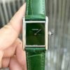 Đồng Hồ Cartier Nữ Tank Must Dây Da Màu Xanh Lá Cây Rep 11 25.5 x 33.7mm