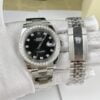 Đồng Hồ Kim Cương Rolex DateJust Niềng Moissanite 2.5 Ly