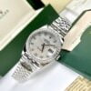 Đồng Hồ Mặt Xà Cừ Rolex Rep 11 Độ Kim Cương Moissanite Hong Kong