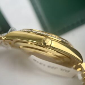 Đồng Hồ Rolex Đính Đá Bọc Vàng 18K