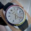 Đồng Hồ Rolex Nam Fake Cao Cấp Máy Thụy Sỹ Đính Đá Rainbow (1)