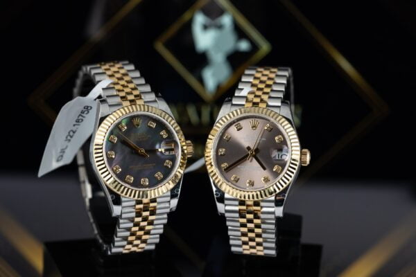 Đồng Hồ Rolex Nữ Bọc Vàng Thật DateJust Julibee Demi Gold GM Factory 31mm