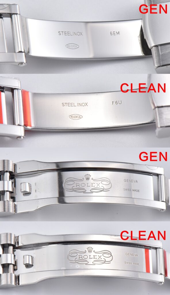 So sánh đồng hồ Rolex Fake và chính hãng