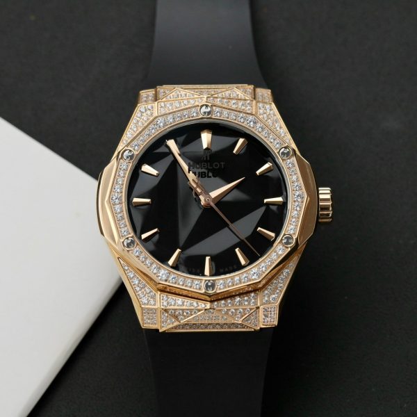 Đồng Hồ Hublot Orlinski King Gold Pave Full Diamonds Rep 11 HB Factory (1)