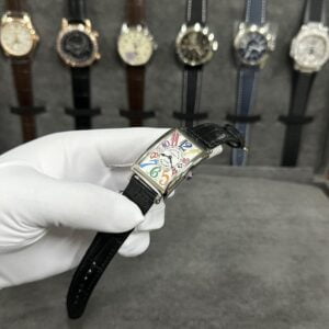 Đồng Hồ Nữ Franck Muller Dây Da Màu Đen