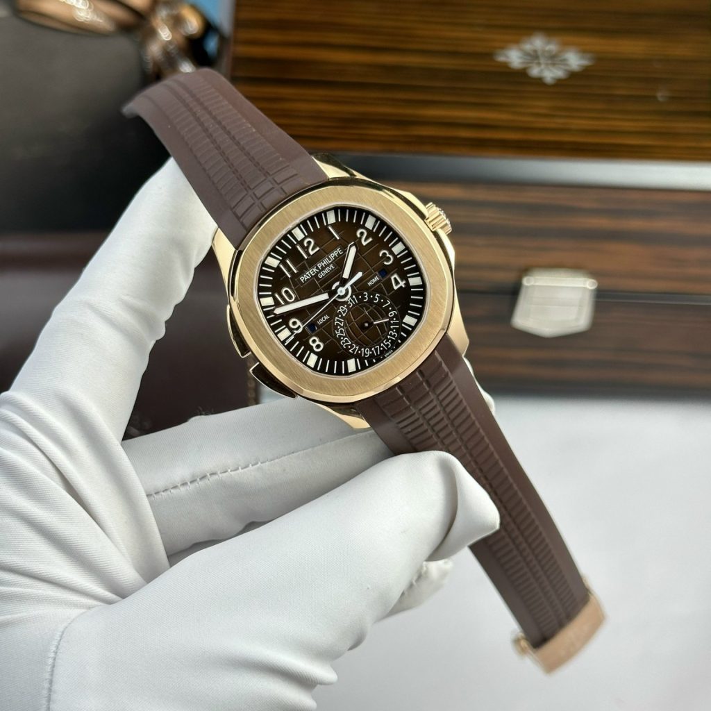 Đồng Hồ Patek Philippe Aquanaut 5164R Rep 11 Màu Chocolate ZF