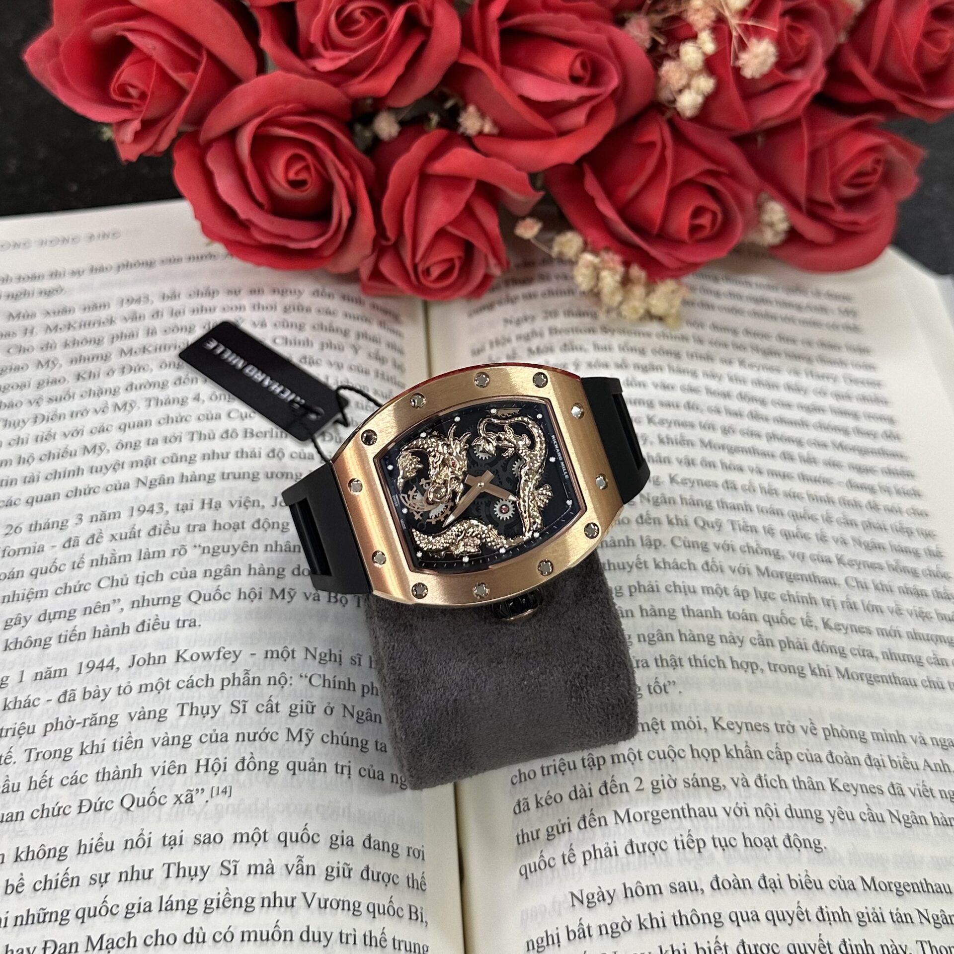 ng H Richard Mille RM51 01 Replica Cao C p Dragon Rose Gold