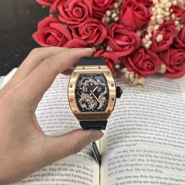 Đồng Hồ Richard Mille RM51-01 Replica Cao Cấp Dragon Rose Gold