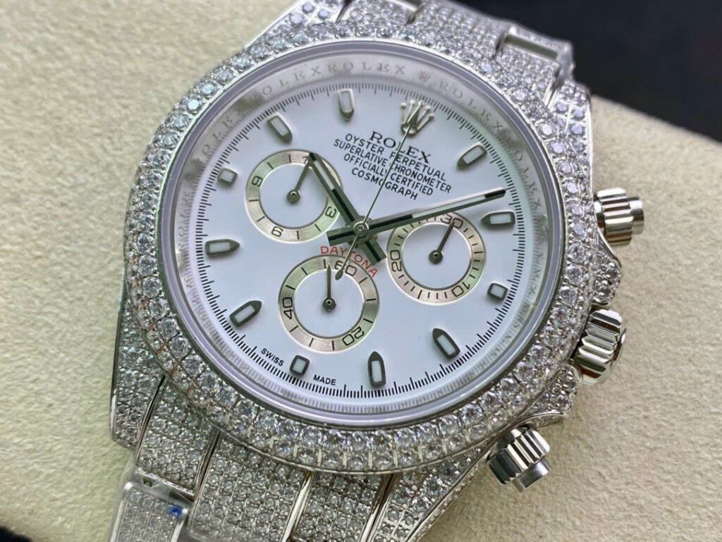 Đồng Hồ Rolex Cosmograph Daytona Full Diamonds