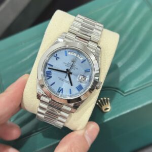 Đồng Hồ Rolex Oyster Perpetual Day-Date Mặt Xanh