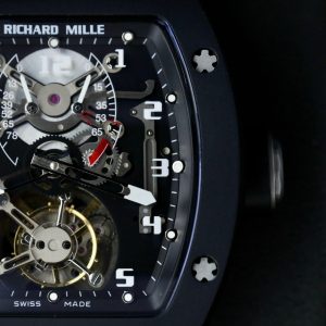 Đồng Hồ Richard Mille RM001 Chế Tác Tourbillon Gốm Đen Rep 11 (11)