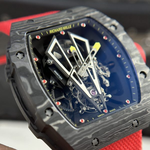 Đồng Hồ Richard Mille RM27-03 Tourbilon Movement Rep 11 Vỏ Carbon TPT (1)