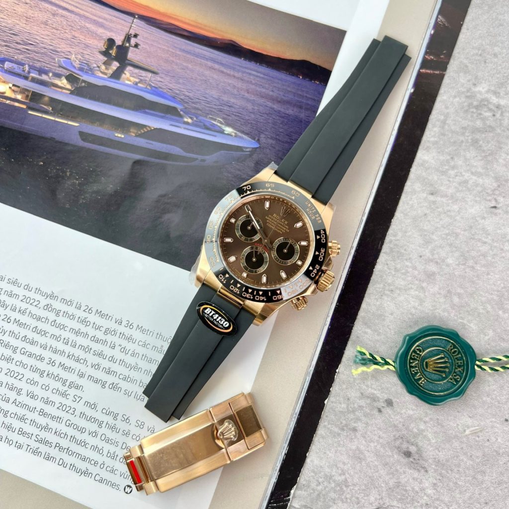 Đồng Hồ Rolex Nam Rep 11 Daytona 116515LN Mặt Số Chocolate BT Factory (2)