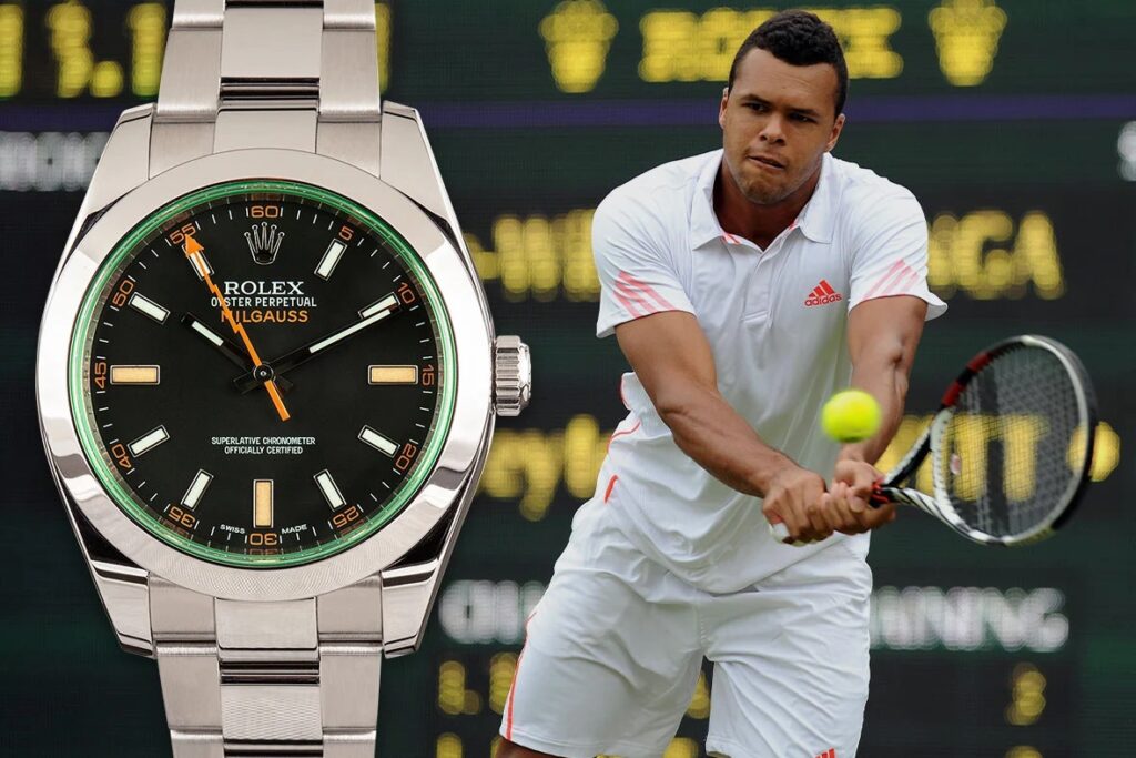 Đồng hồ Rolex Datejust trên tay siêu sao quần vợt Jo-Wilfried Tsonga