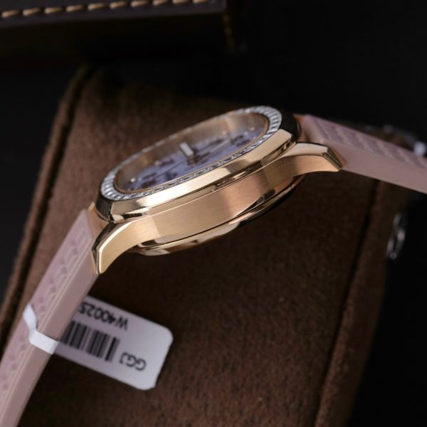 Patek Philippe Aquanaut 5072R Gold Wrapped Customs Moissanite Diamonds 35.2mm