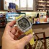 Đồng Hồ Richard Mille RM11-03 Super Fake Cao Cấp Đính Đá Màu Vàng 43mm