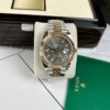 Đồng Hồ Rolex Datejust 126331 Mặt Số Xám Đậm Vân Gấp Nếp Replica 1 1 41mm