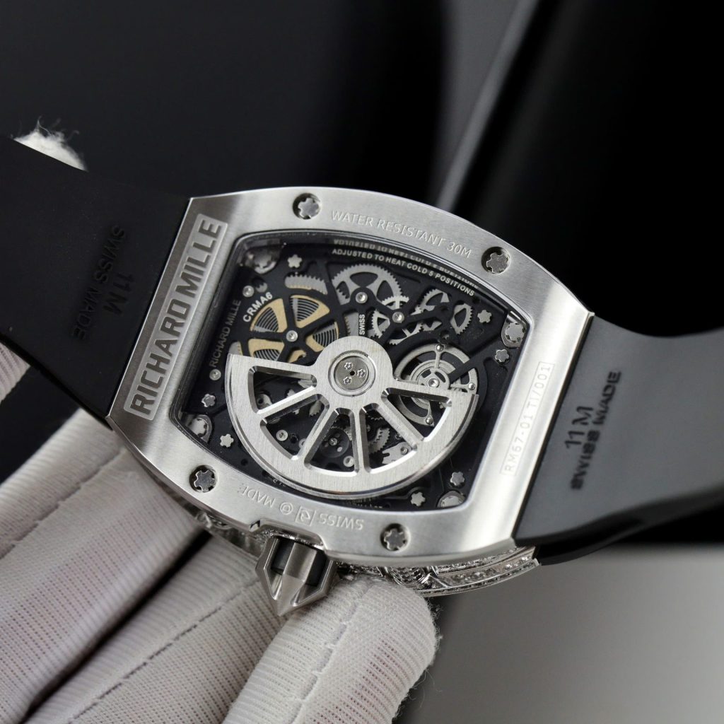 Đồng Hồ Richard Mille RM67 Replica 11 Nam Đính Full Đá 40mm (2)