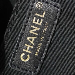 Balo Chanel Quả Trám Màu Đen Siêu Cấp 11 20.5x20x11 (1)