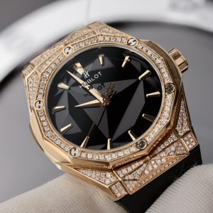 Đồng Hồ Hublot Chế Tác Full Kim Cương Tự Nhiên Orlinski King Gold 40mm