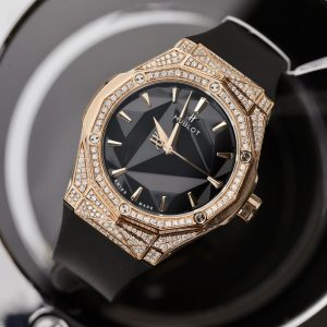 Đồng Hồ Hublot Chế Tác Full Kim Cương Tự Nhiên Orlinski King Gold 40mm