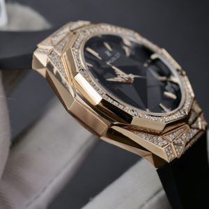 Đồng Hồ Hublot Chế Tác Full Kim Cương Tự Nhiên Orlinski King Gold 40mm