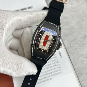 Đồng Hồ Nữ Richard Mille RM007 Replica Cao Cấp Màu Đen 32x40mm