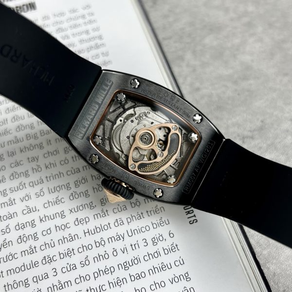 Đồng Hồ Nữ Richard Mille RM007 Replica Cao Cấp Màu Đen 32x40mm