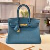 Túi Hermes Birkin 30 Togo GHW Siêu Cấp Màu Xanh 30cm (1)