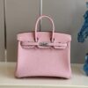 Túi Hermes Birkin Màu Hồng Siêu Cấp PHW 25cm (8)