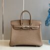 Túi Hermes Birkin Màu Nâu Nhạt Siêu Cấp PHW 25cm (1)