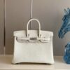 Túi Hermes Birkin Màu Trắng Sữa Siêu Cấp PHW 25cm (1)