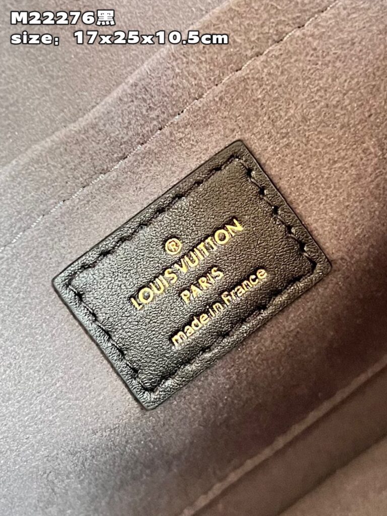 Túi Louis Vuitton LV Dauphine Mini Siêu Cấp Màu Đen 17x 25x10 (1)