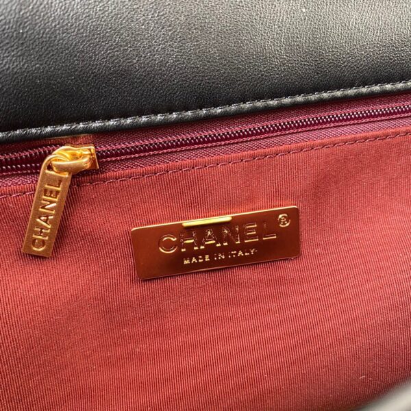 Túi Xách Chanel C19 Flap Bag Siêu Cấp Màu Đen Size 26cm (1)