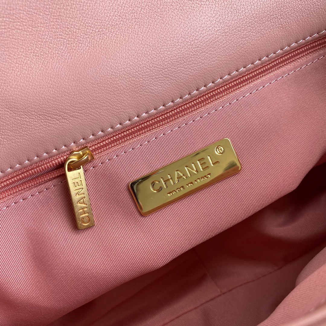 Túi Xách Chanel C19 Flap Bag Siêu Cấp Màu Hồng Size 26cm  DWatch Luxury