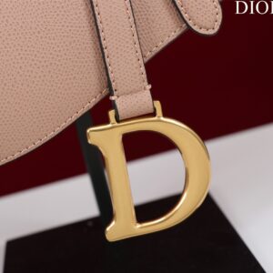 Túi Xách Dior Saddle Yên Ngựa Siêu Cấp Màu Hồng Đất 25x20x6 (3)