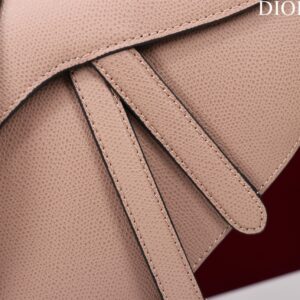 Túi Xách Dior Saddle Yên Ngựa Siêu Cấp Màu Hồng Đất 25x20x6 (3)