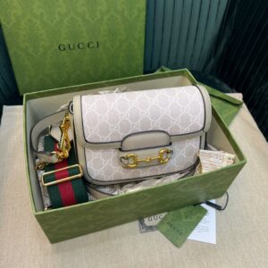 Túi Xách Hàng Hiệu Gucci 1955 Horsebit Họa Tiết Size 20/25cm