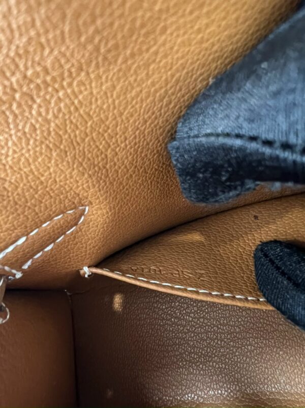 Túi Xách Hermes Kelly Siêu Cấp Da Epsom Màu Nâu Size 19cm (2)
