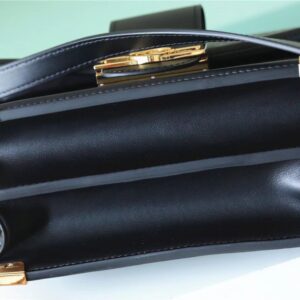 Túi Xách Louis Vuitton Dauphine MM Bag Black Màu Đen 25x17x10 (1)