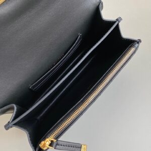 Túi Xách Nữ Chanel Miss Caro Mini Bag Siêu Cấp Màu Đen 19x13x5cm (2)